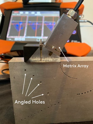 Matrix-Array-Angled-Holes